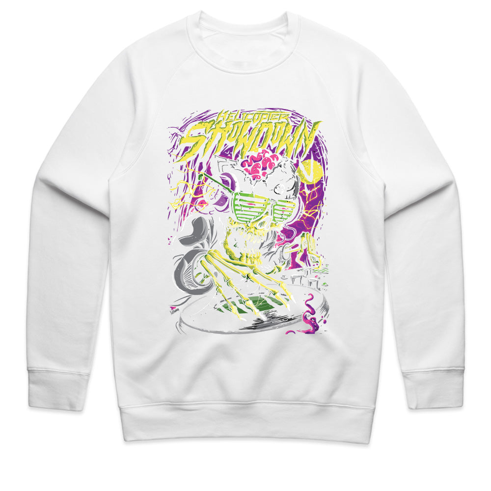 Neon Grave Drop: Skull DJ Showdown Tee