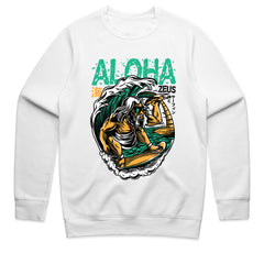Aloha Zeus: Surfing God Tee