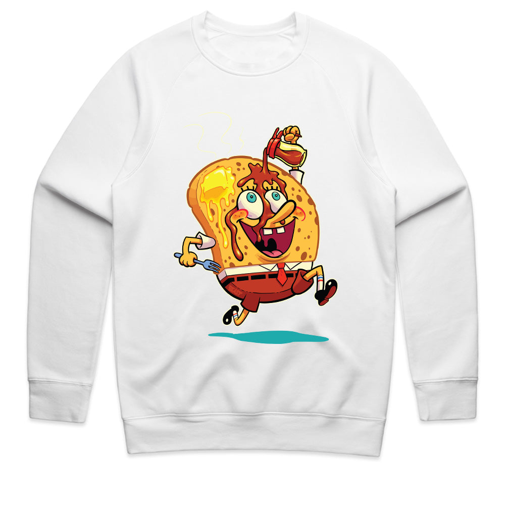 Happy Toasty: Breakfast Cartoon Mashup Tee