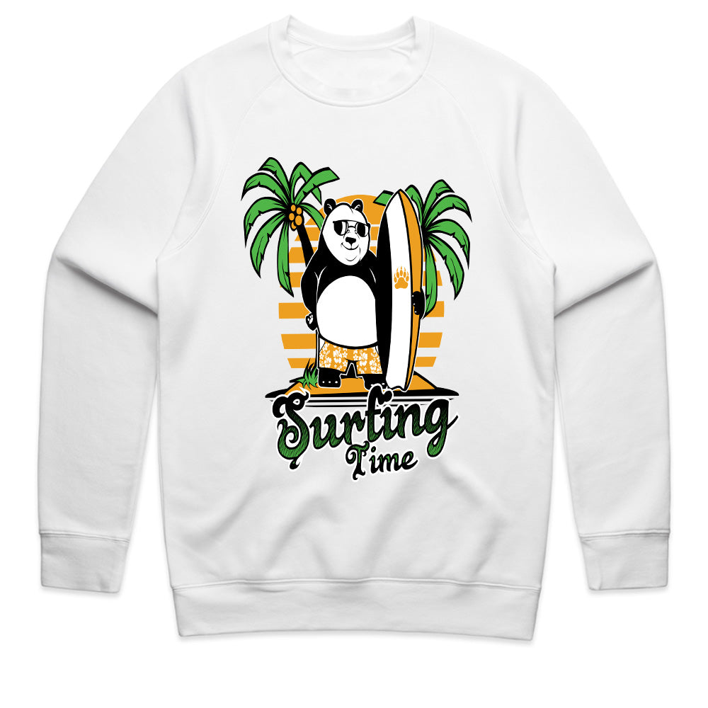 Surf & Chill – Panda Wave Rider Tee