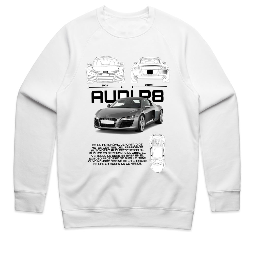Audi R8 Supercar Blueprint T-Shirt