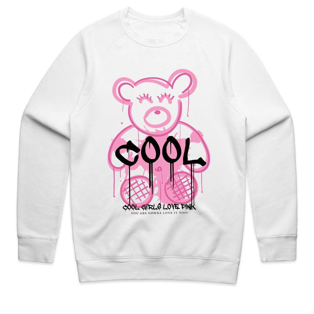 Cool Drip Bear – Pink Graffiti Queen Tee
