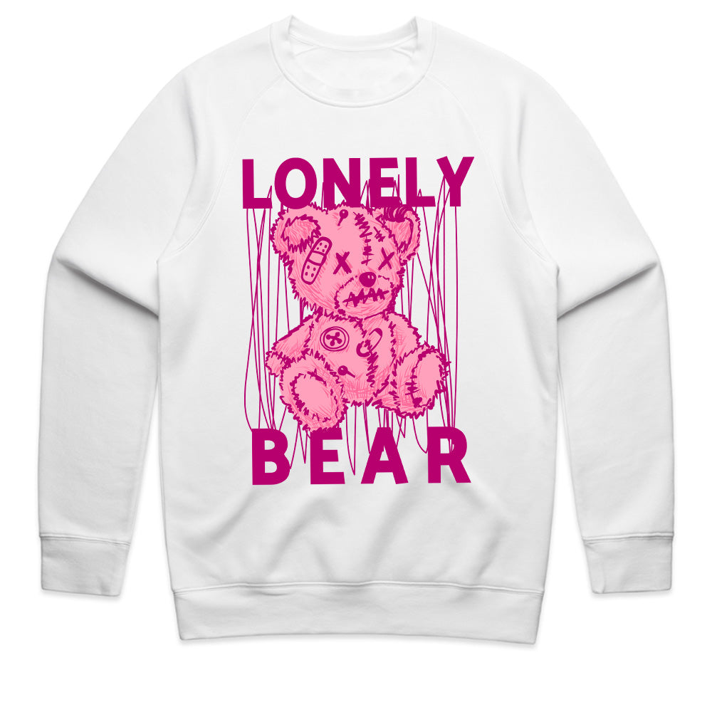 Lonely Strings – Stitched Silence Bear Tee