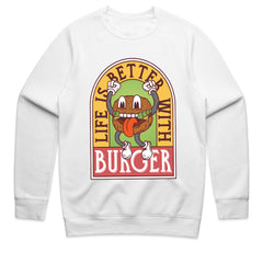 Life Is Better Burger Shirt