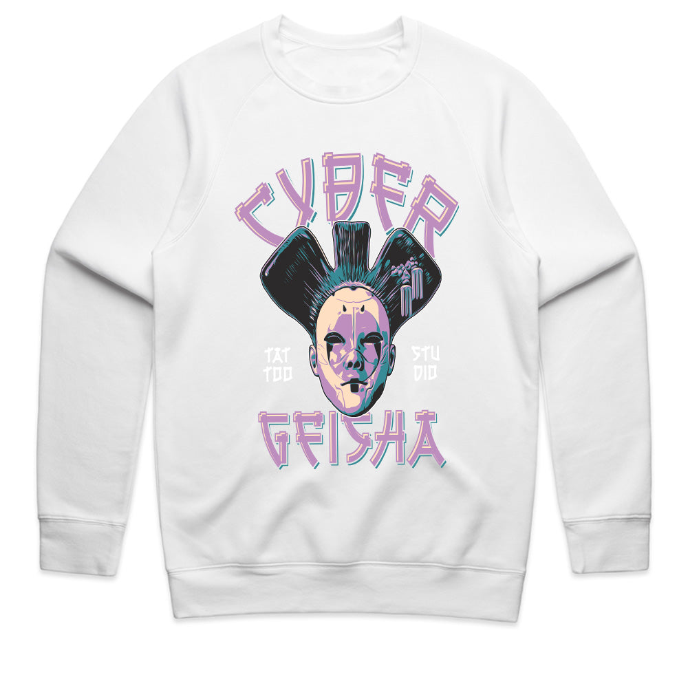 Cyber Geisha: Neon Tattoo Studio Fusion