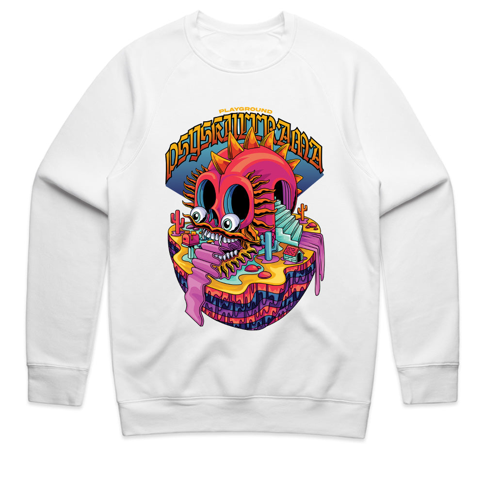 Psytrance Playground: Neon Skull Odyssey Tee