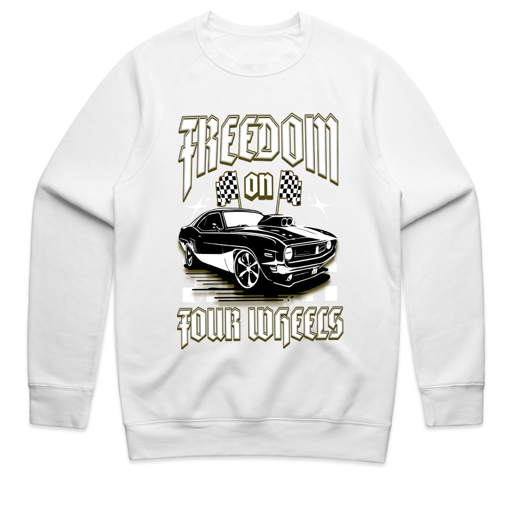 Freedom On Four Wheels: Muscle Car Power T-Shirt