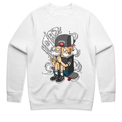 Skater Smoker Cartoon Shirt