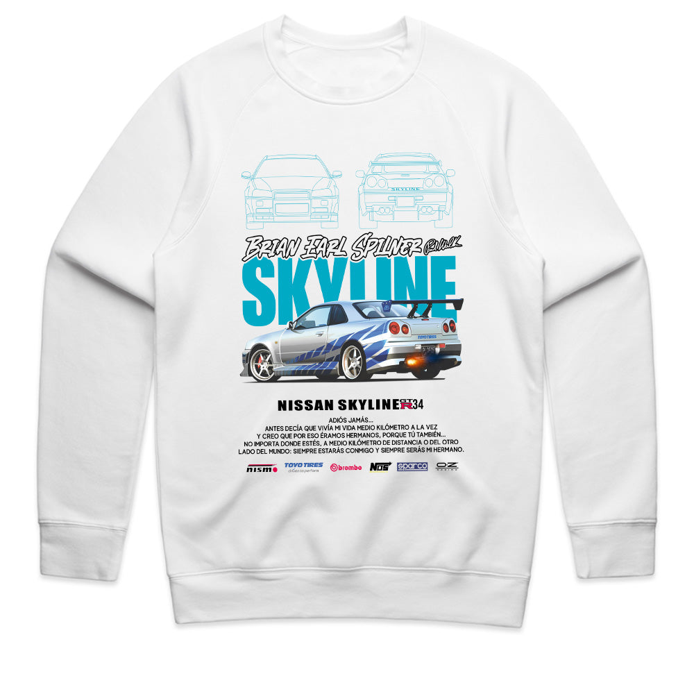 Skyline Legend: Brian Earl Spilner Edition — JDM R34 T-Shirt