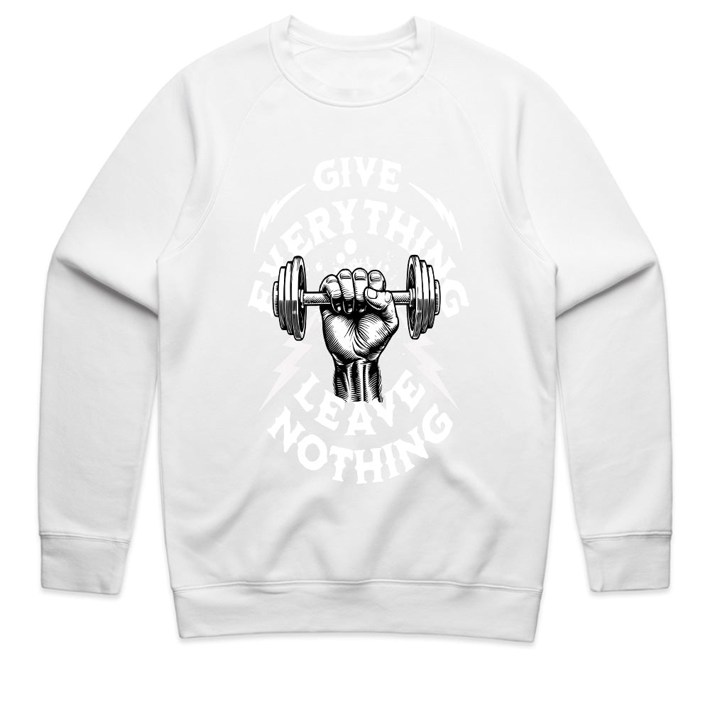 Give Everything, Leave Nothing – Hardcore Gym Motivation T-Shirt