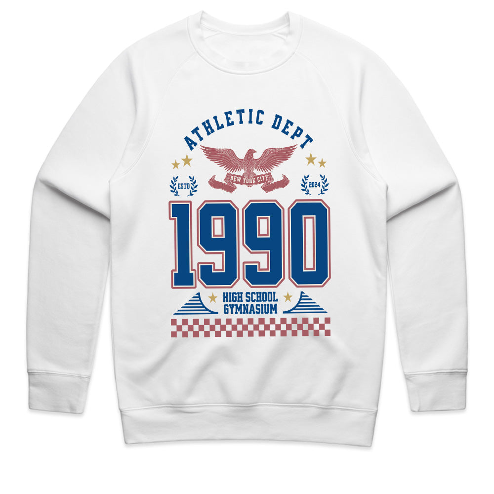 Vintage 1990 Athletic Dept. Gymnasium T-Shirt – Retro Sportswear Style