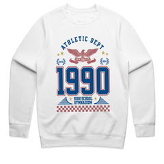 Vintage 1990 Athletic Dept. Gymnasium T-Shirt – Retro Sportswear Style
