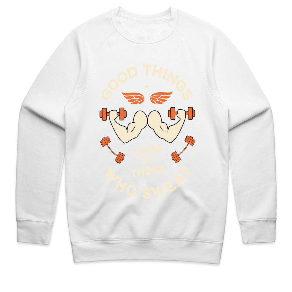 Good Things Come to Those Who Sweat – Motivational Gym T-Shirt | Fitness & Workout Tee