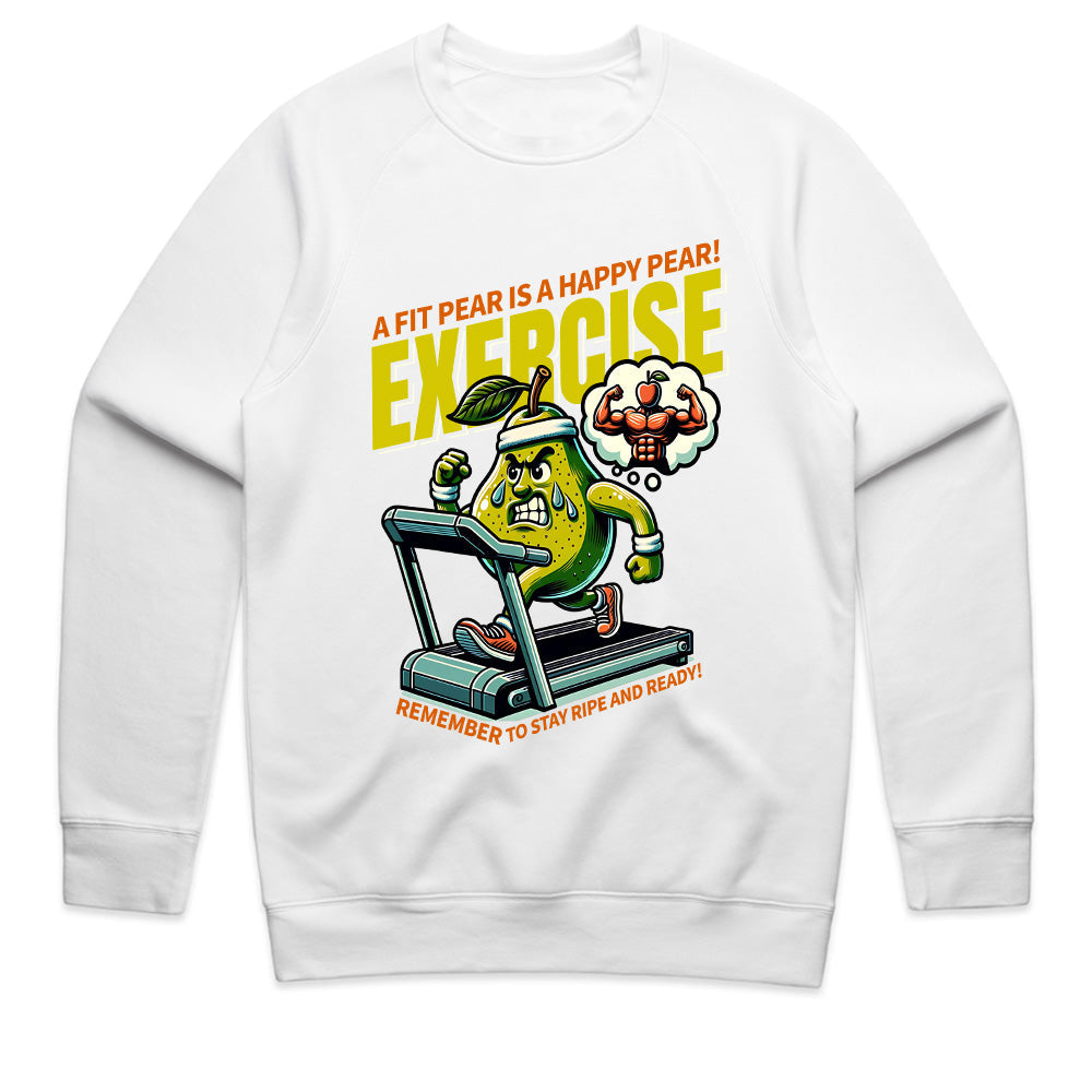 A Fit Pear is a Happy Pear – Funny Workout T-Shirt | Motivational Exercise Tee