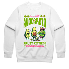 "Avocardio Fruit Fitness" Funny Gym T-Shirt – Sweat Now, Guac Later!