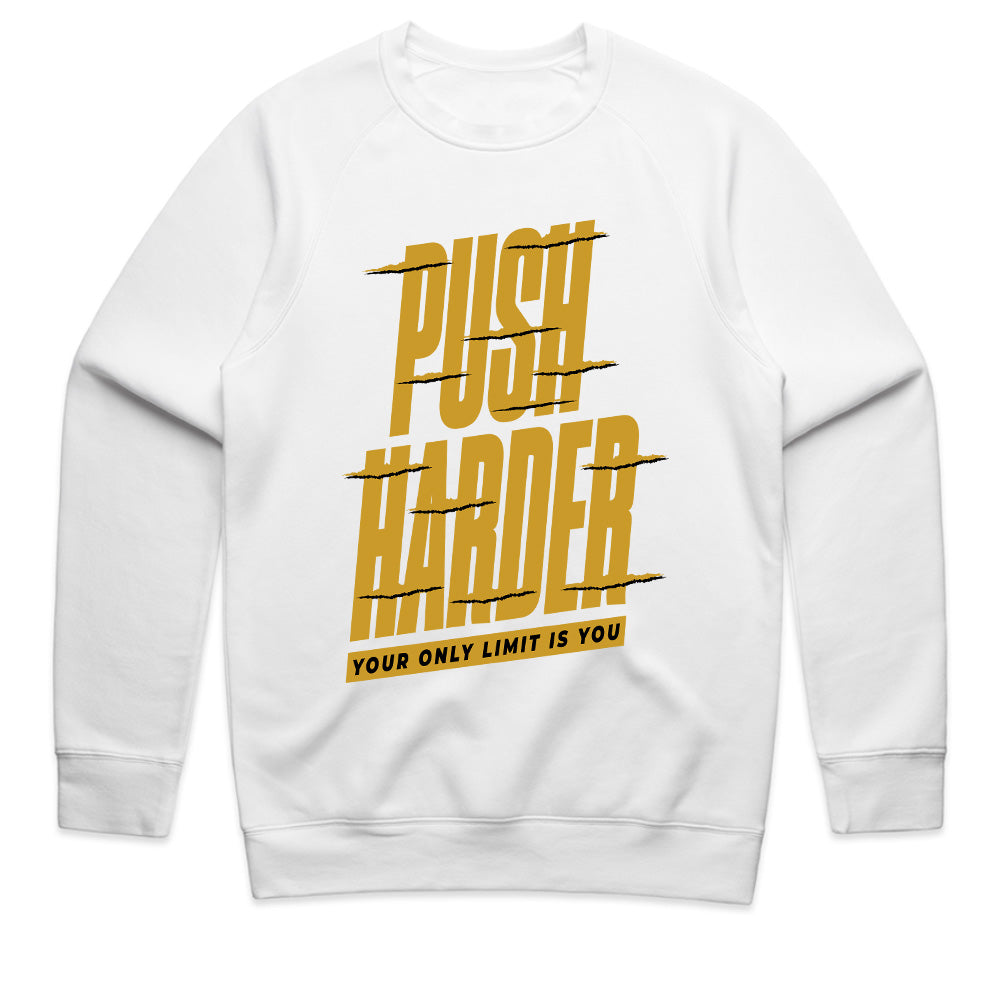 "Push Harder" Motivational Gym T-Shirt – Your Only Limit Is You
