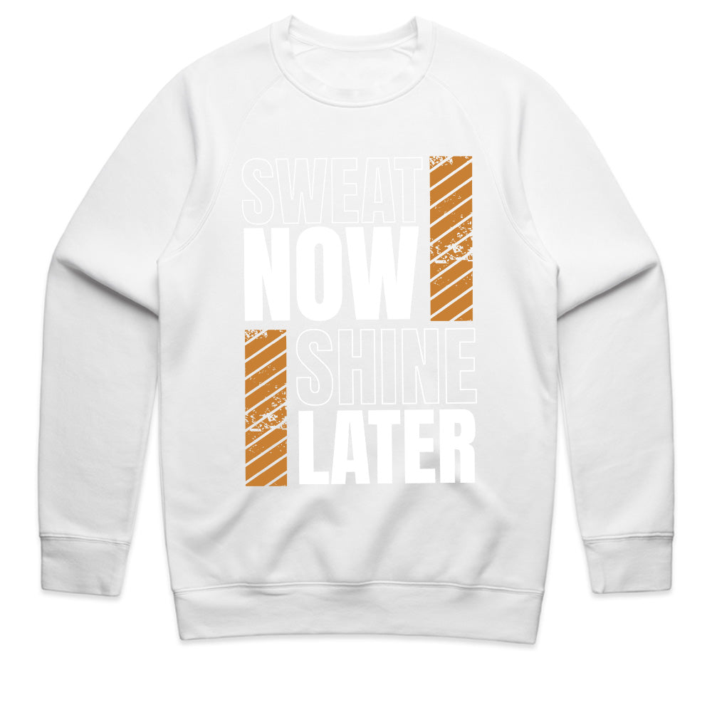 "Sweat Now, Shine Later" Motivational Gym T-Shirt – Train Hard, Reap the Rewards