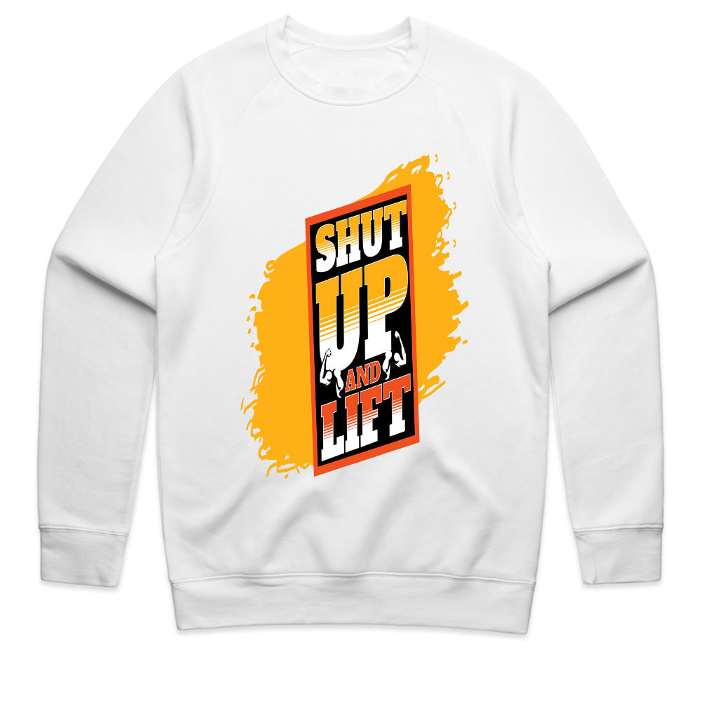 "Shut Up and Lift" Motivational Gym T-Shirt – No Excuses, Just Gains