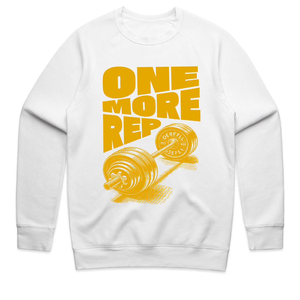 "One More Rep" Motivational Gym T-Shirt – Bold Fitness Apparel for Strength Training