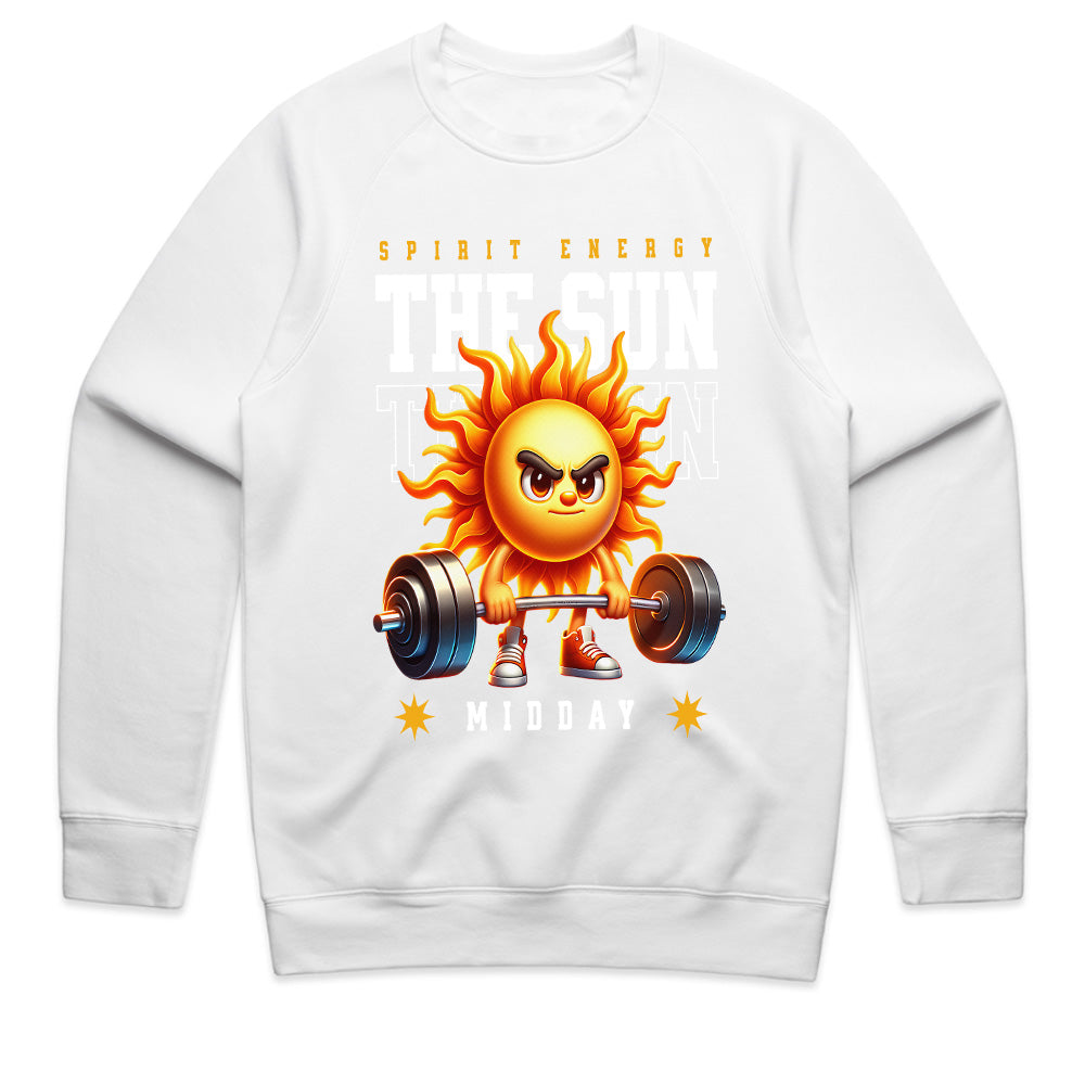 "The Sun Titan – Spirit Energy Gym T-Shirt" – Bold & Fiery Workout Tee