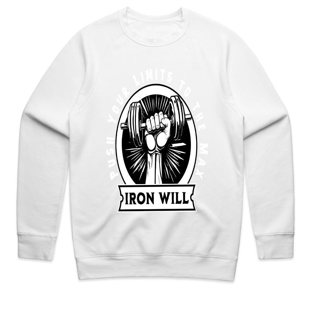 "Iron Will Gym T-Shirt – Push Your Limits to the Max Fitness Tee"