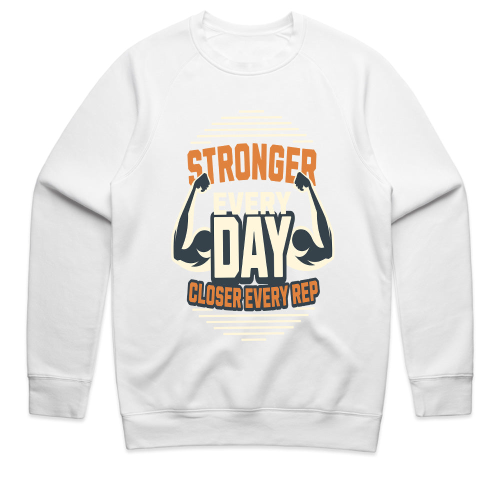 "Stronger Every Day Motivational Gym T-Shirt – Fitness Workout Apparel"