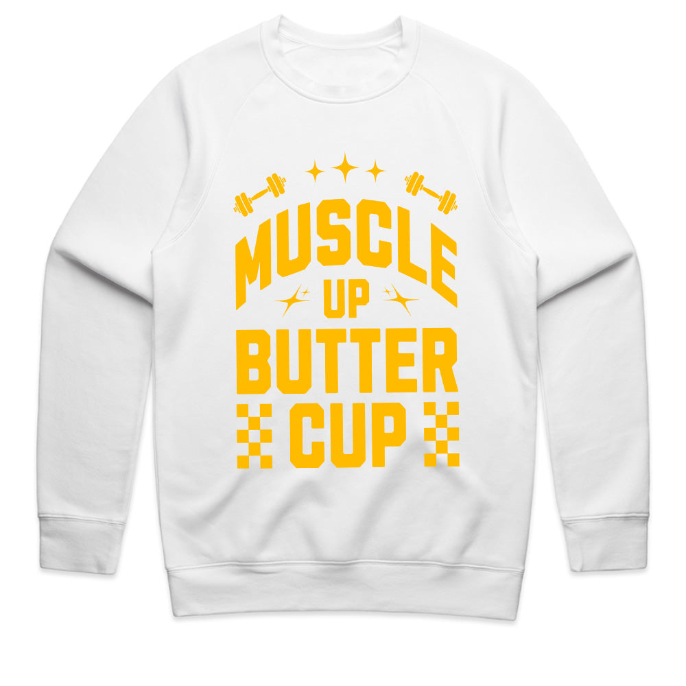 "Muscle Up, Buttercup" Funny Motivational Gym T-Shirt