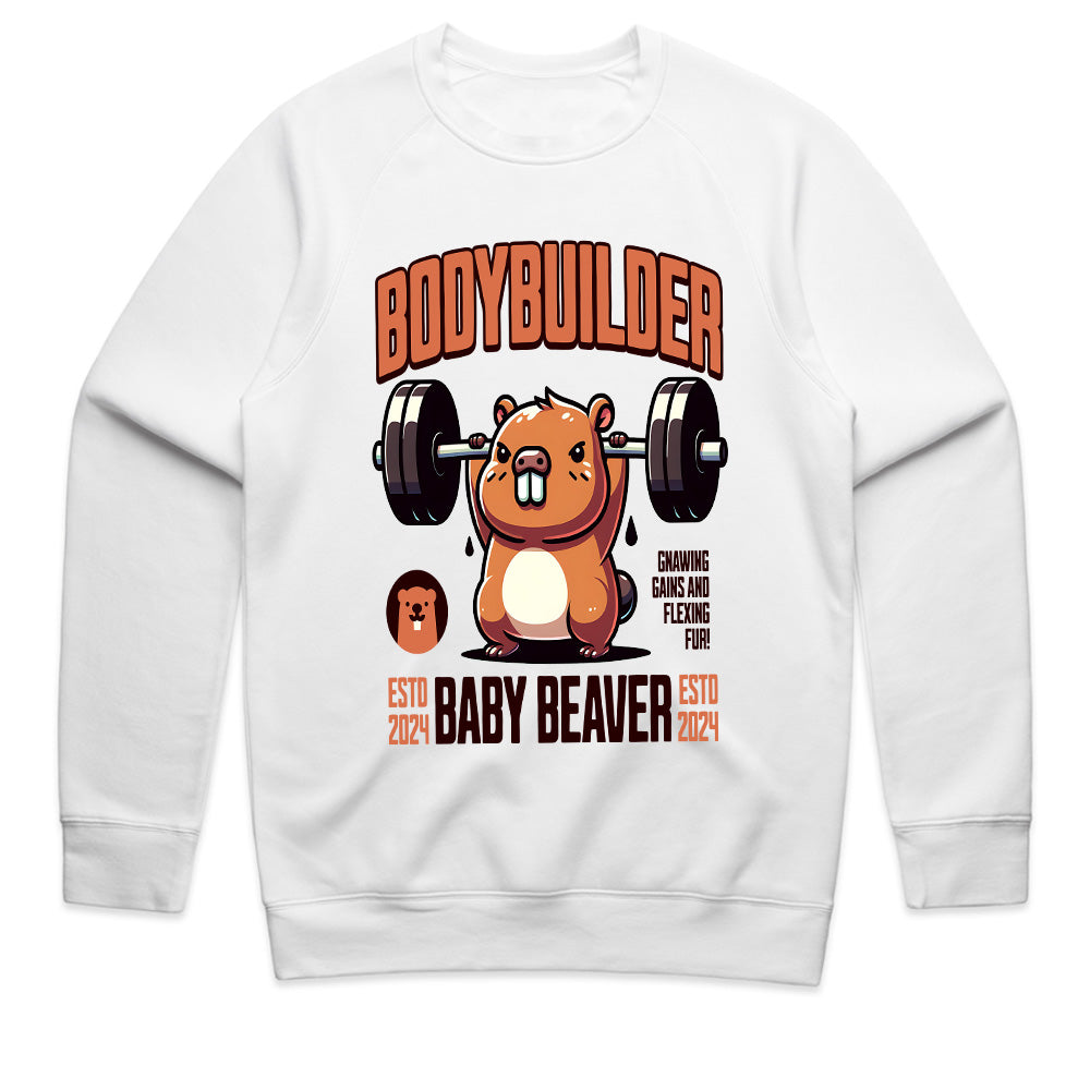 "Bodybuilder Baby Beaver" Funny Gym T-Shirt – Lift Like a Beast