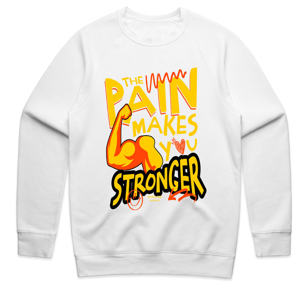 "The Pain Makes You Stronger" Motivational Gym T-Shirt – Embrace the Grind