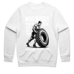 "WOD Buddy" CrossFit Tire Flip Gym T-Shirt – Time to Flip Out