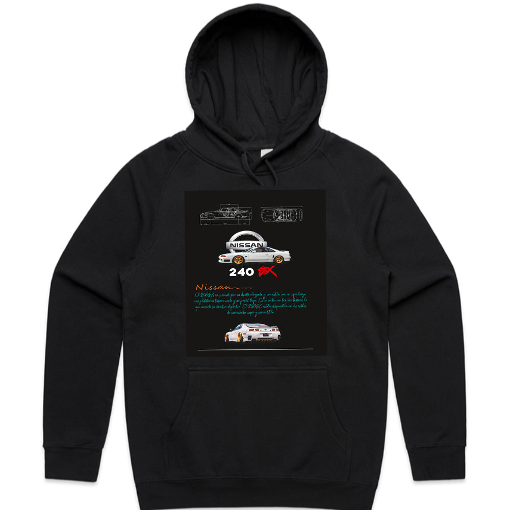 Nissan 240SX Drift King Blueprint T-Shirt – JDM Classic Engineering Tee