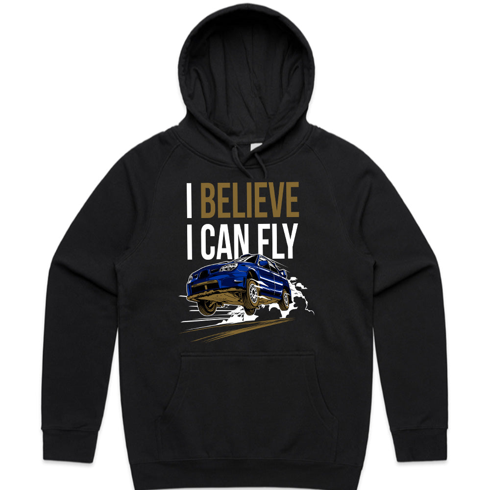 I Believe I Can Fly Rally T-Shirt — Subaru Jump Edition