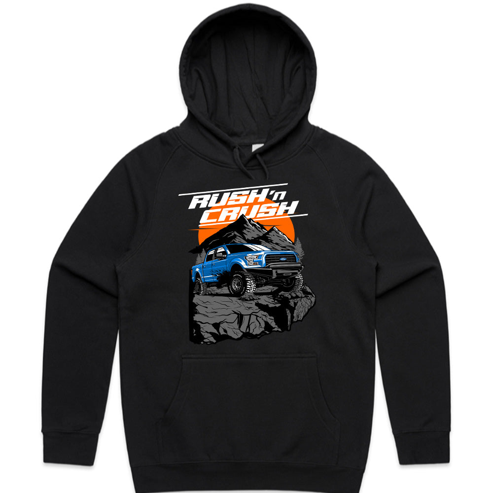 Rush ‘n Crush — Off-Road Mountain Beast Truck T-Shirt