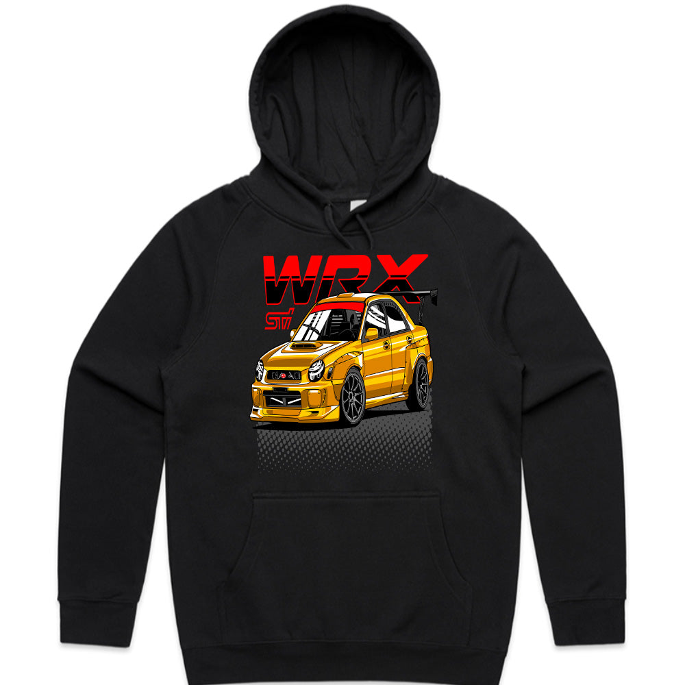 WRX STI Golden Beast – JDM Rally King T-Shirt