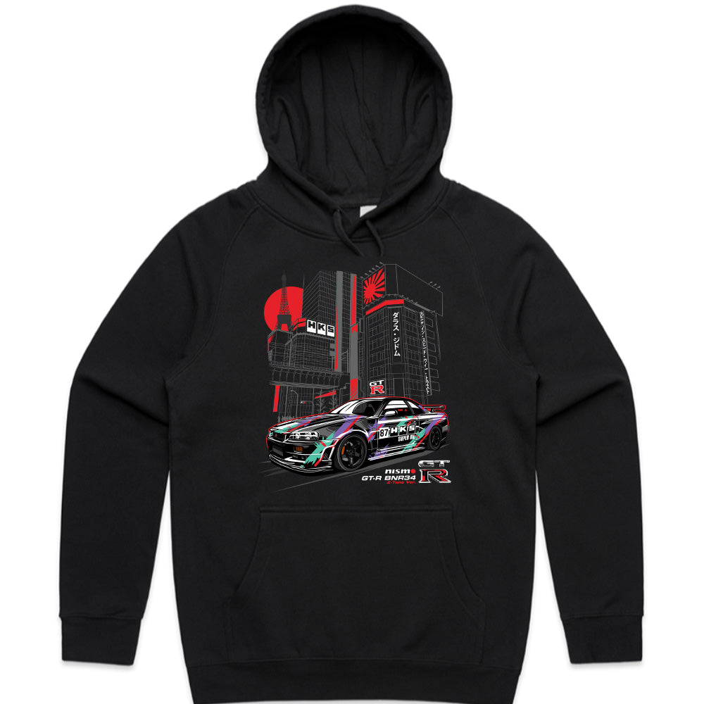 Tokyo GT-R Vibe – BNR34 Nismo Skyline Street Racing T-Shirt