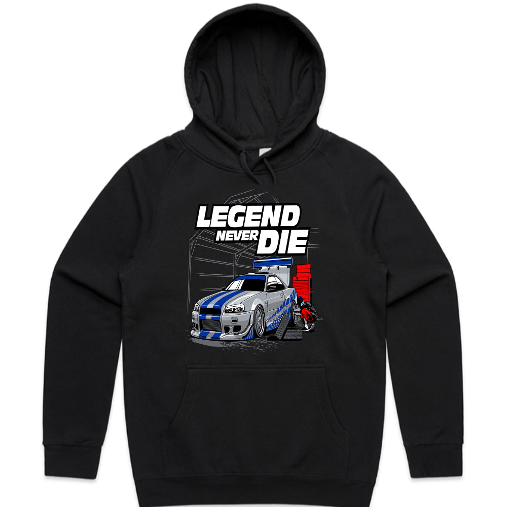 Legend Never Die – Skyline Tribute JDM T-Shirt