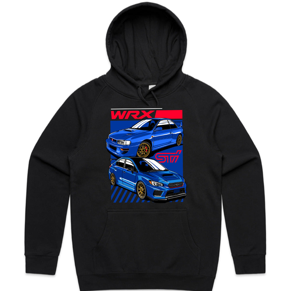 Subaru WRX STI Evolution T-Shirt – Rally Icon Then & Now Tee