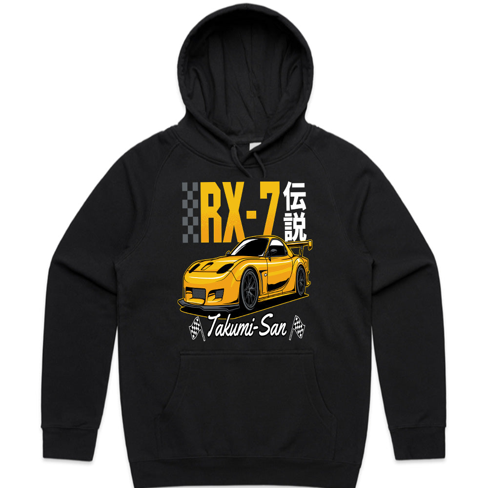 RX-7 Takumi-San T-Shirt – Rotary Drift Legend Tee