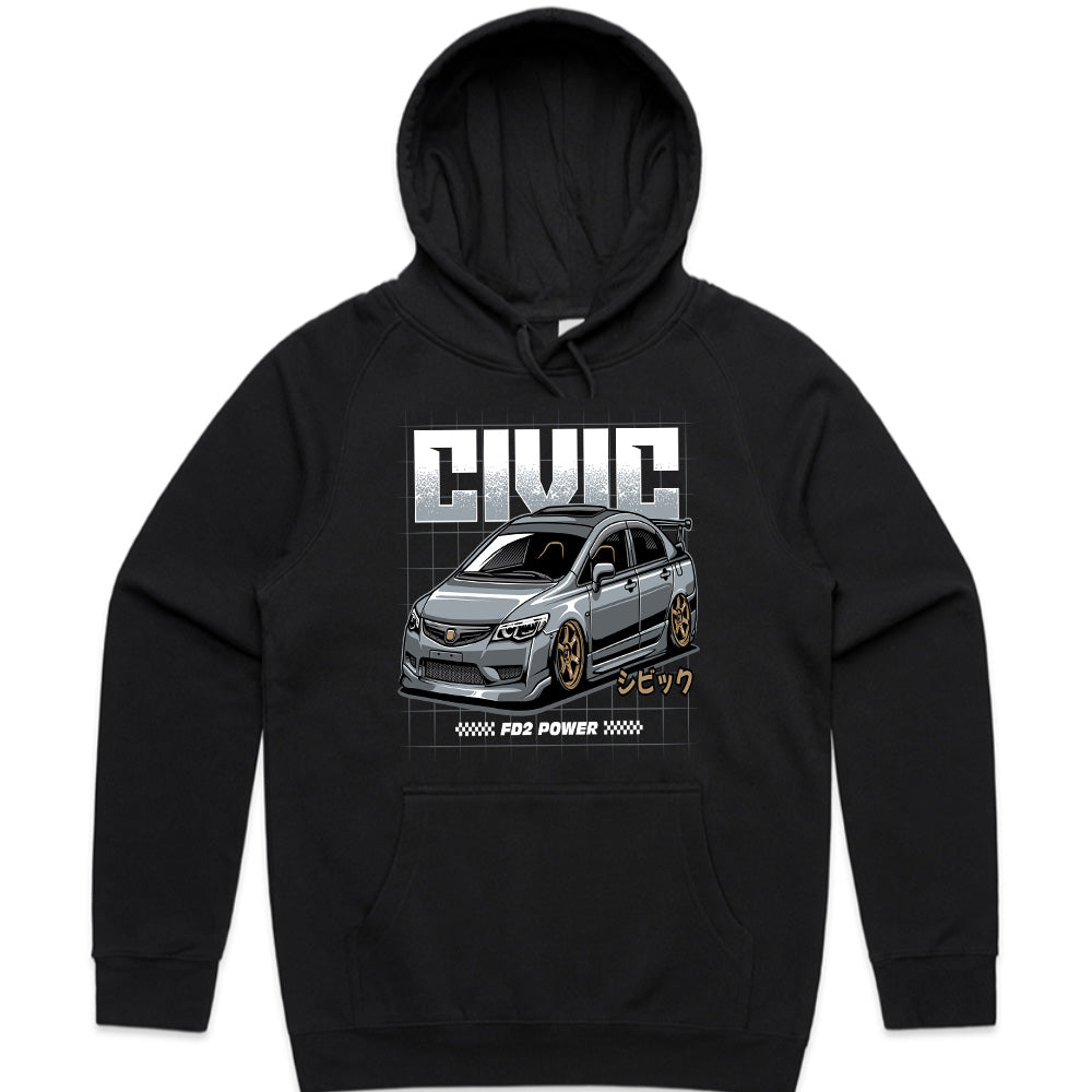 Civic FD2 Power T-Shirt – JDM Street Performance King Tee