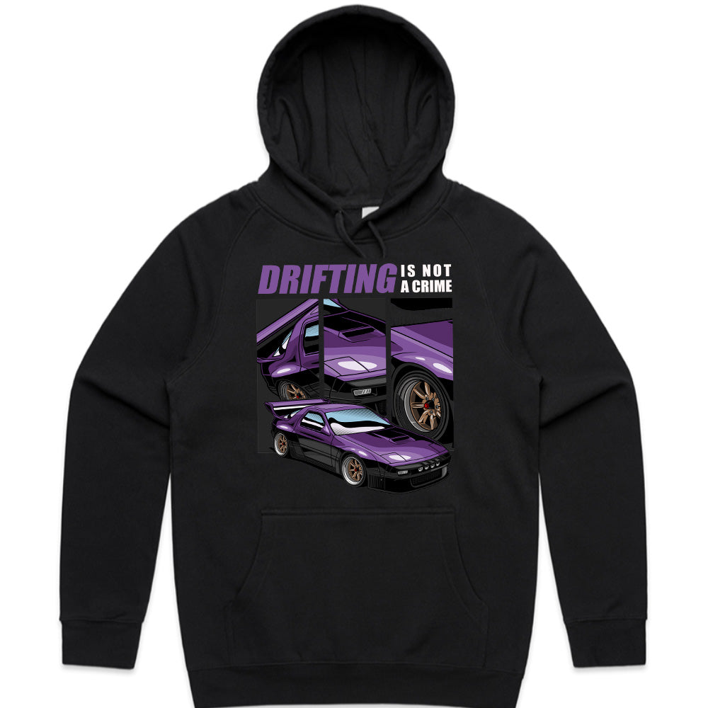 Drifting Is Not A Crime RX7 Purple Legend Tee