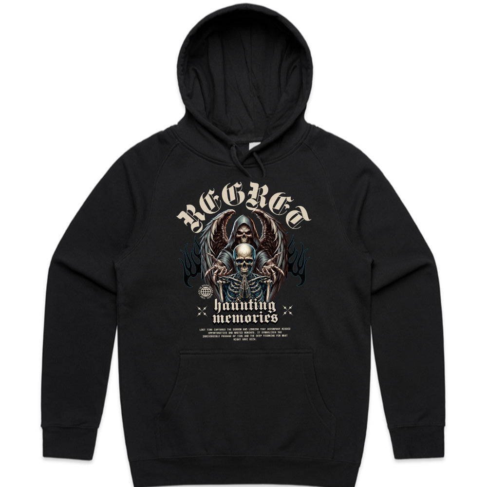 Regret’s Shadow: Haunting Memories Skull Tee