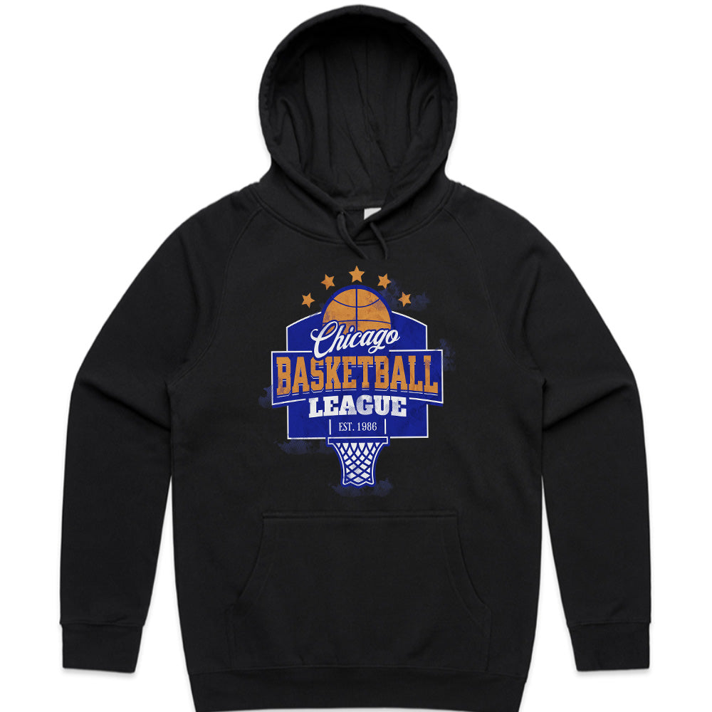 Windy City Hoops: Chicago Basketball League Tee