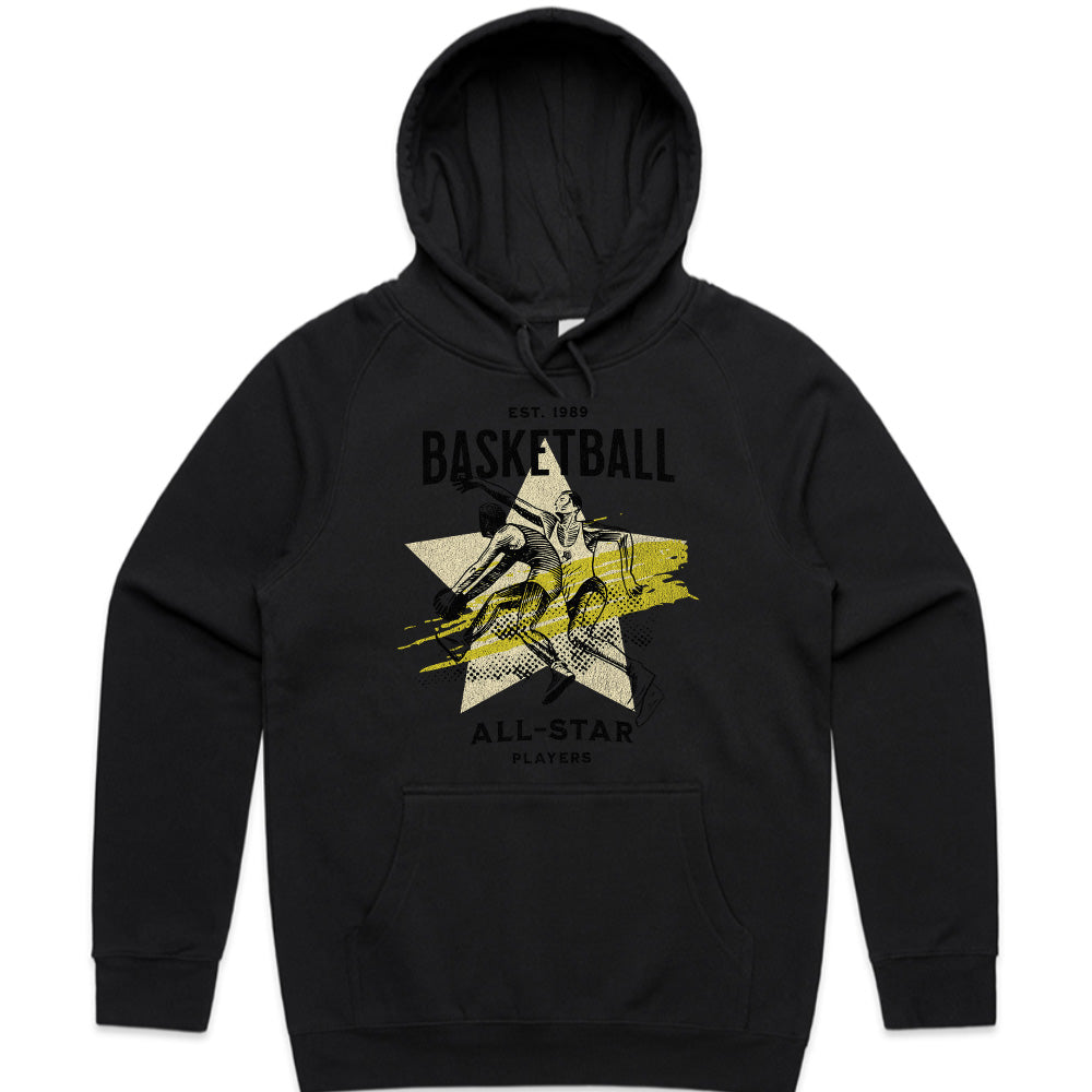 All-Star Ascent: Retro Basketball Legends Tee