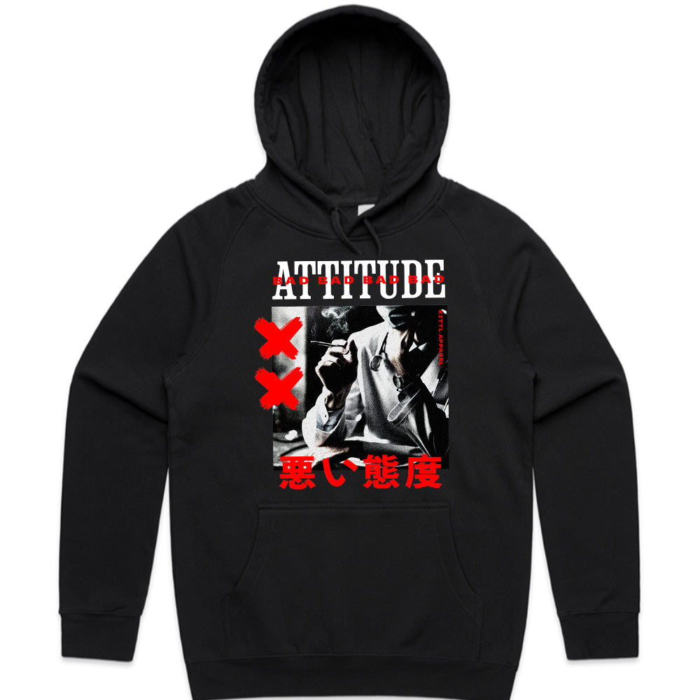 Bad Attitude - Rebellious Noir Street Tee