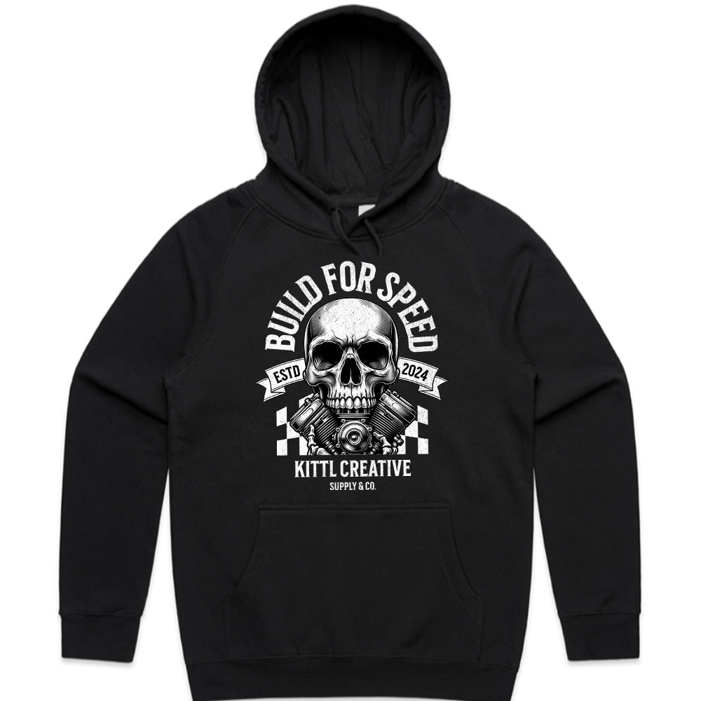 Build for Speed: Skull Engine Racer Tee