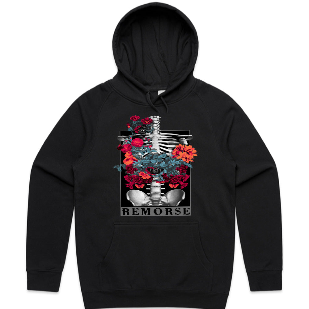 Floral Remorse: Blooming Skeleton Tee