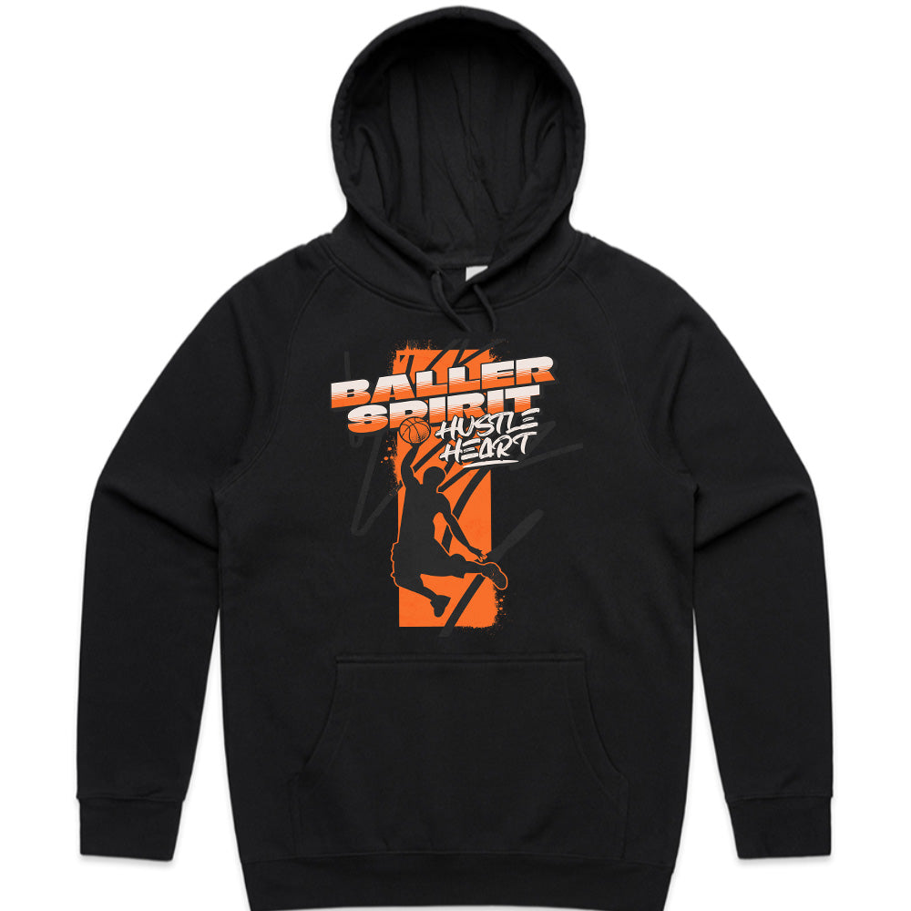 Baller Spirit: Hustle & Heart Dunk Tee