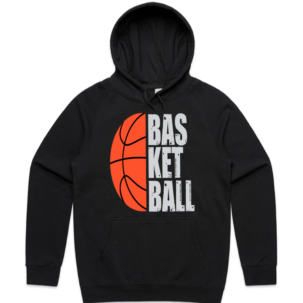 Split Court: Minimalist Basketball Passion Tee