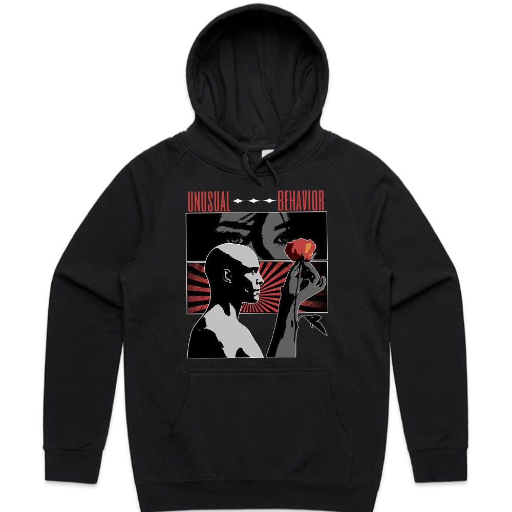 Crimson Gaze: Unusual Behavior Art Tee