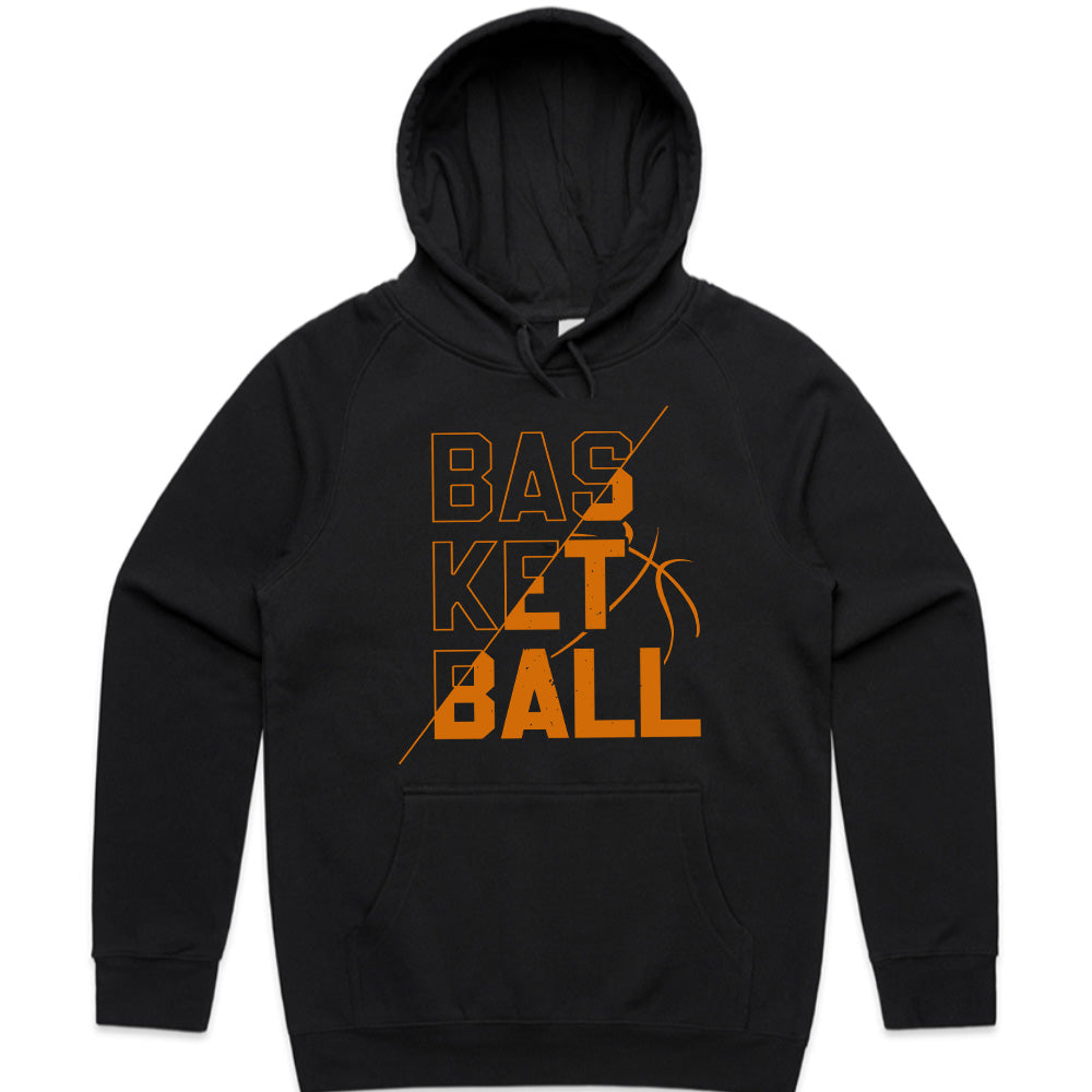 Diagonal Court: Split Basketball Passion Tee